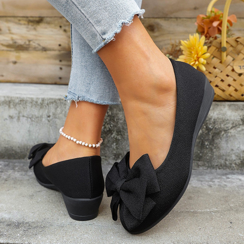 New Bowknot Loafers For Women