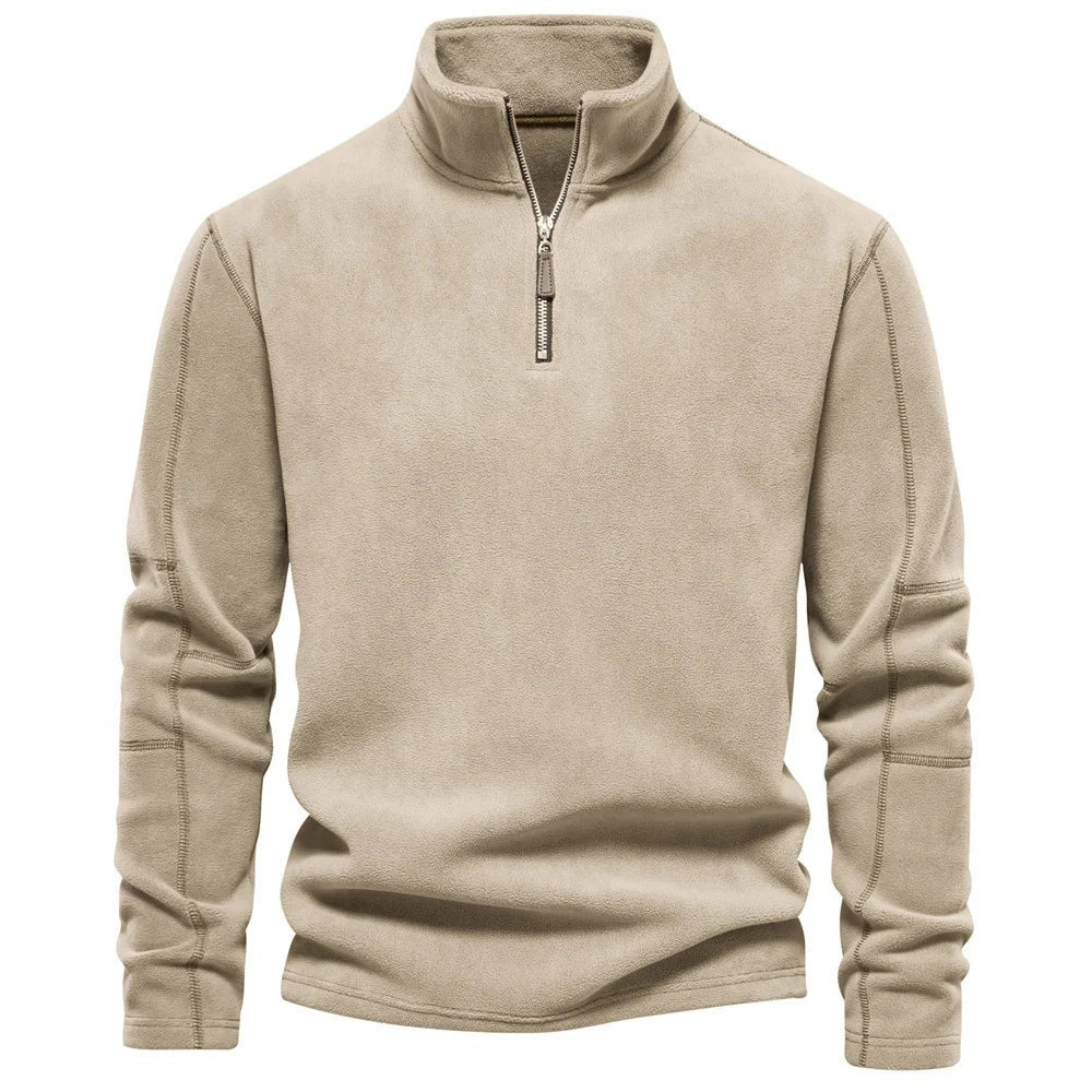 Fleece Winter Casual Pullover Top For Men