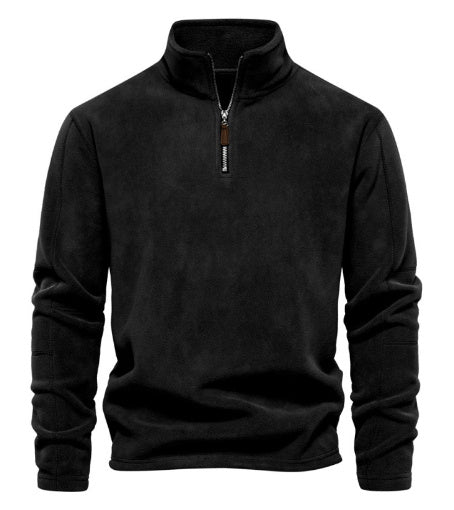 Fleece Winter Casual Pullover Top For Men