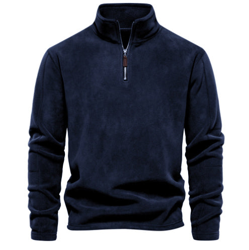 Fleece Winter Casual Pullover Top For Men