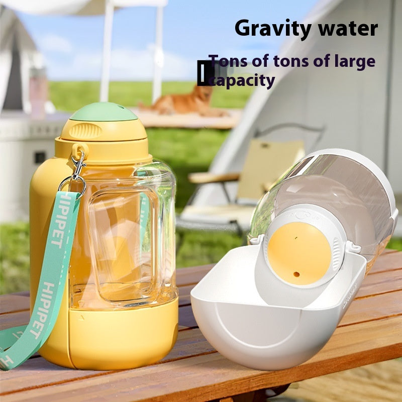 Pet Water Dispenser And Food Integrated Bowl