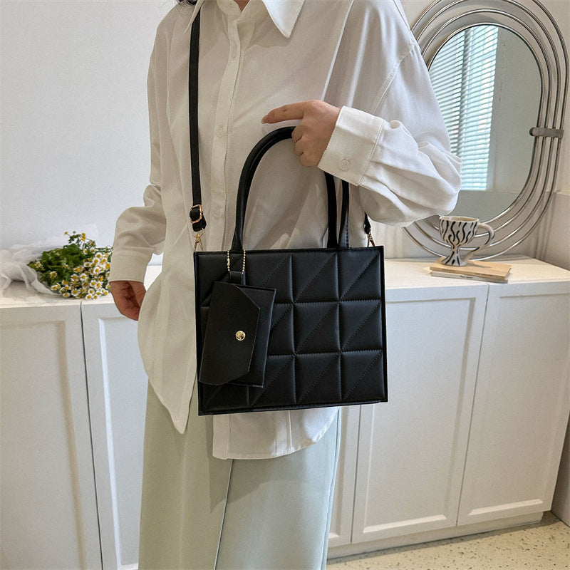 Portable Square Tots  Handbag