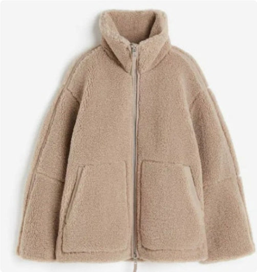 Robel Loose Anti-cashmere Zipper Jacket