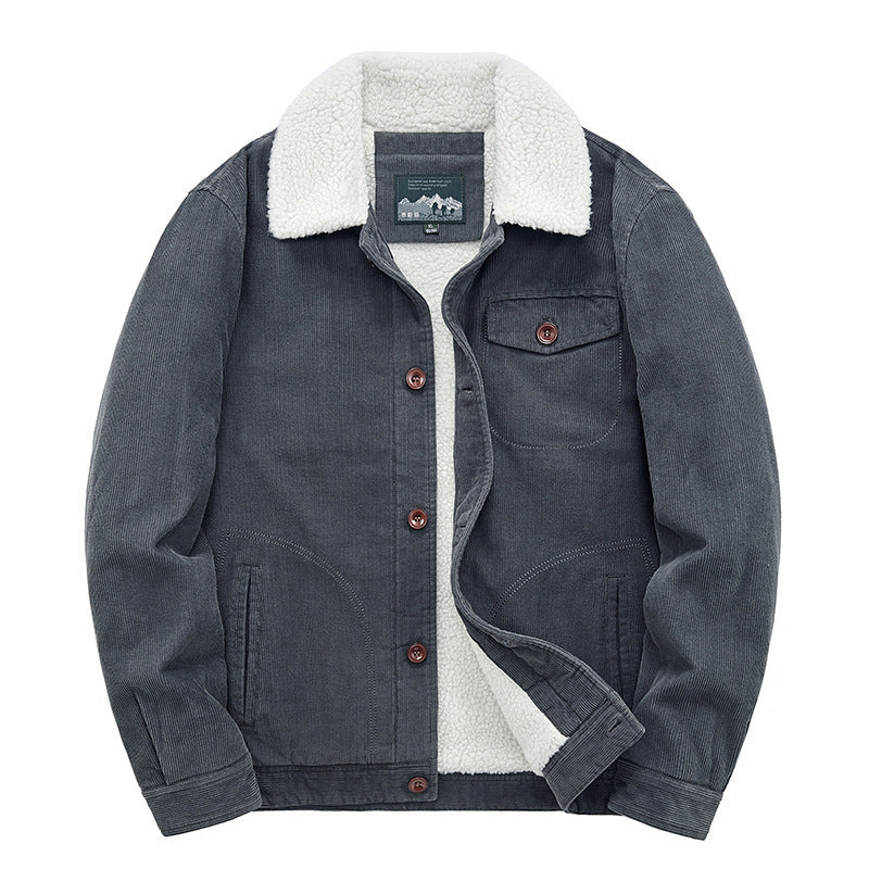 Retro Corduroy Jacket For Men