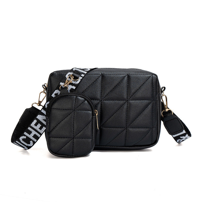 Rhombus Shoulder Strap Bag