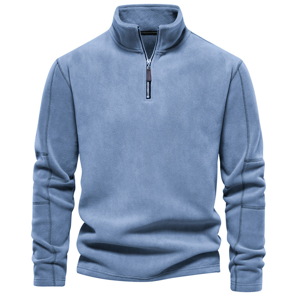 Fleece Winter Casual Pullover Top For Men