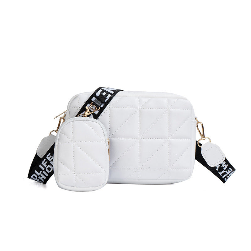 Rhombus Shoulder Strap Bag