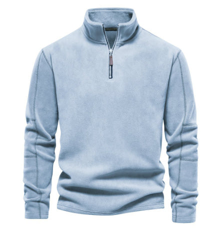 Fleece Winter Casual Pullover Top For Men