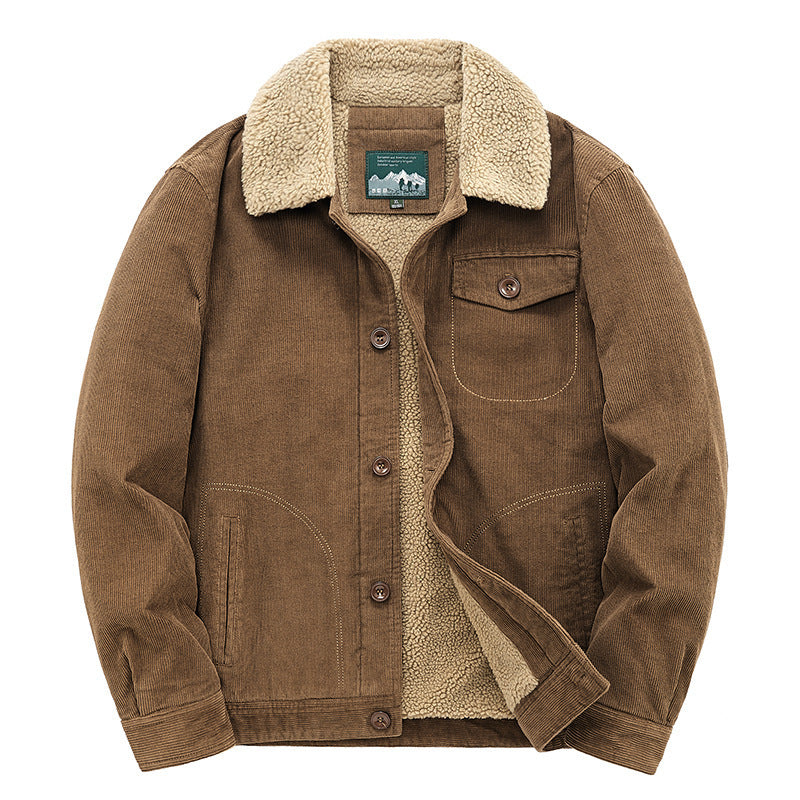 Retro Corduroy Jacket For Men