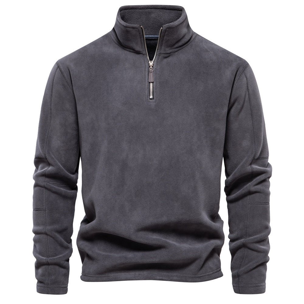 Fleece Winter Casual Pullover Top For Men