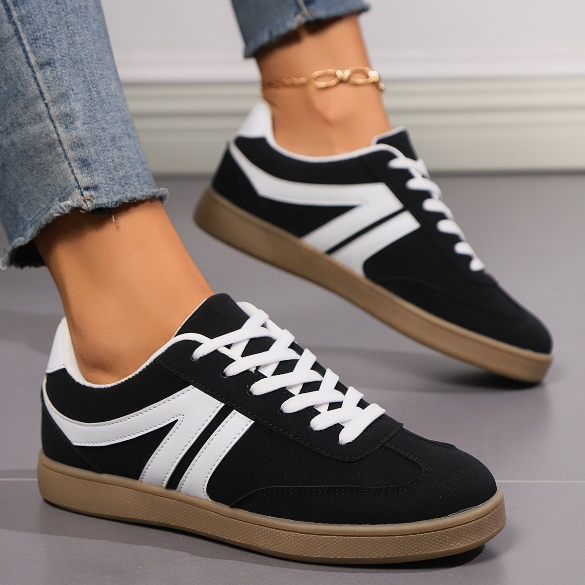 Lace-up Casual Shoes For Women