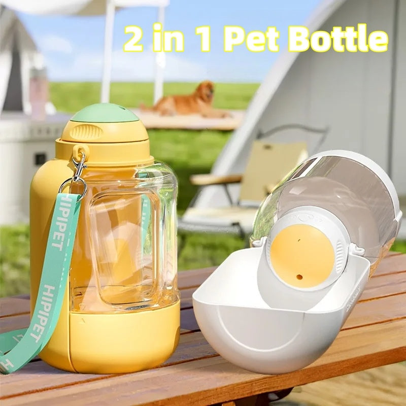 Pet Water Dispenser And Food Integrated Bowl