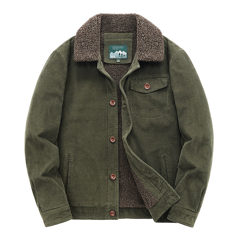 Retro Corduroy Jacket For Men