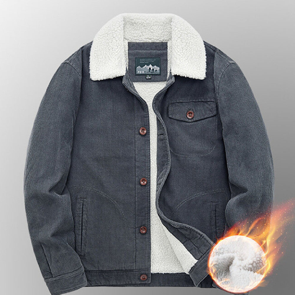 Retro Corduroy Jacket For Men