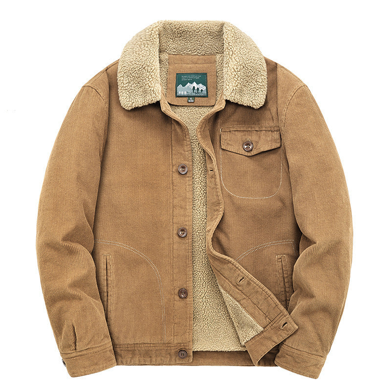 Retro Corduroy Jacket For Men