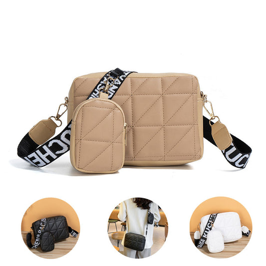 Rhombus Shoulder Strap Bag